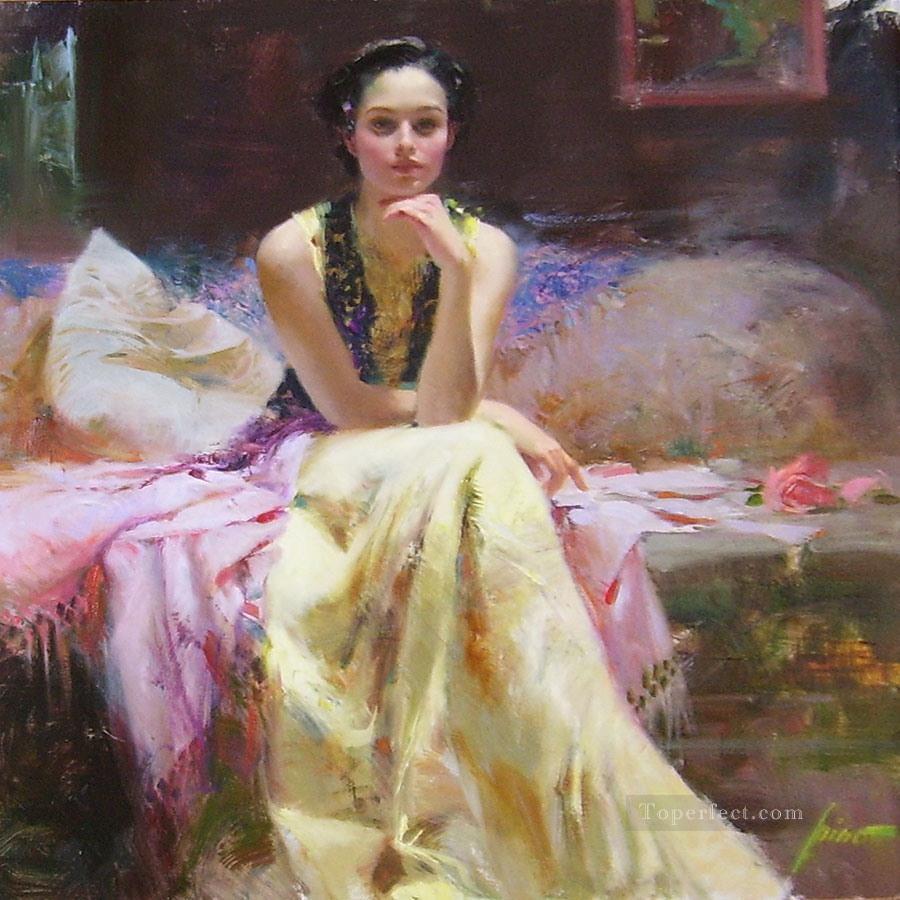 Pino Daeni 17 beautiful woman lady Oil Paintings